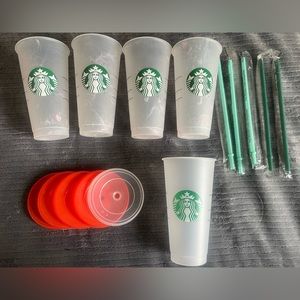 5 Starbucks Cups